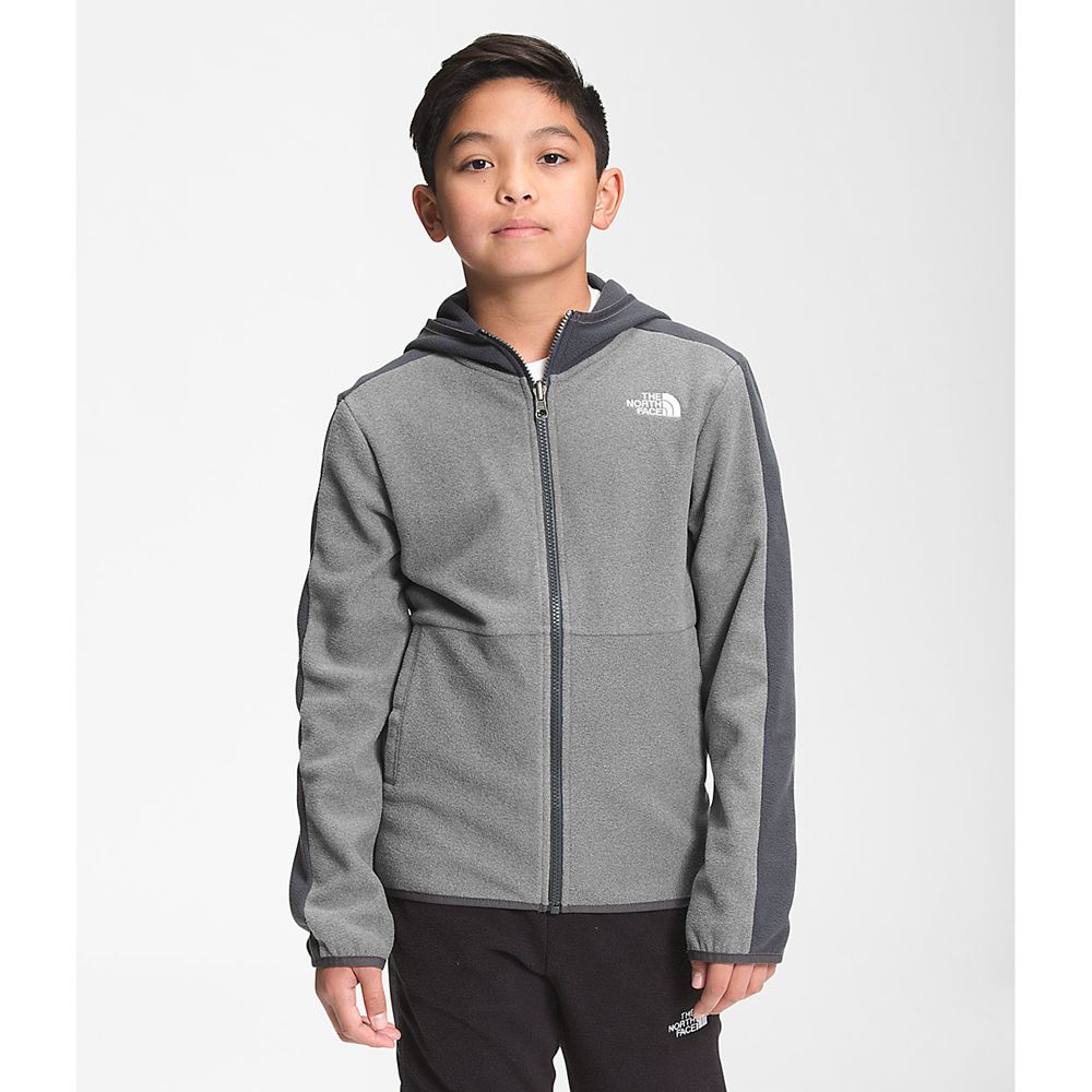 The North Face Hoodie Youth Australia - The North Face Glacier Full Zip Grey (HRJ-431208)